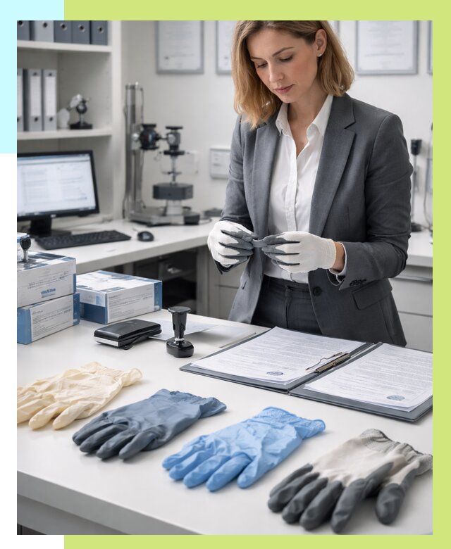 Сертификация перчаток в Можге от 8609 р. | Алешин-Мжг