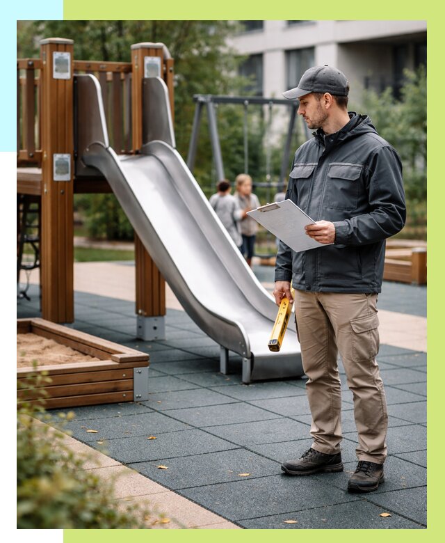 Сертификация детских площадок в Можге от 25320 р. | Алешин-Мжг