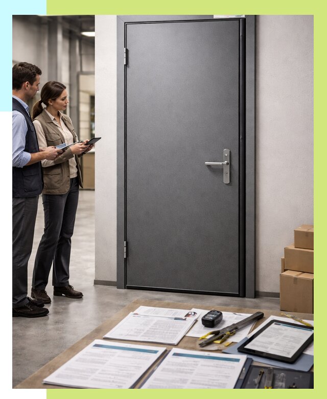 Сертификация противопожарных дверей в Можге от 9115 р. | Алешин-Мжг