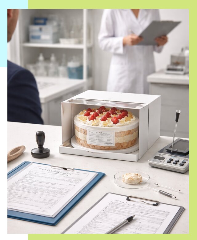 Сертификация тортов в Можге от 9115 р. заказать | Алешин-Мжг