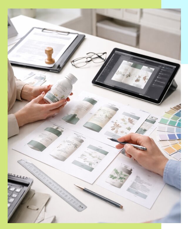 Профессиональная разработка дизайна и текста этикетки продукции в Можге