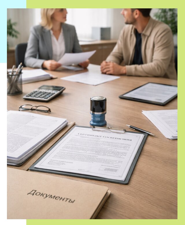 Сертификат соответствия на продукцию в Можге от 15192 р.|Алешин-Мжг