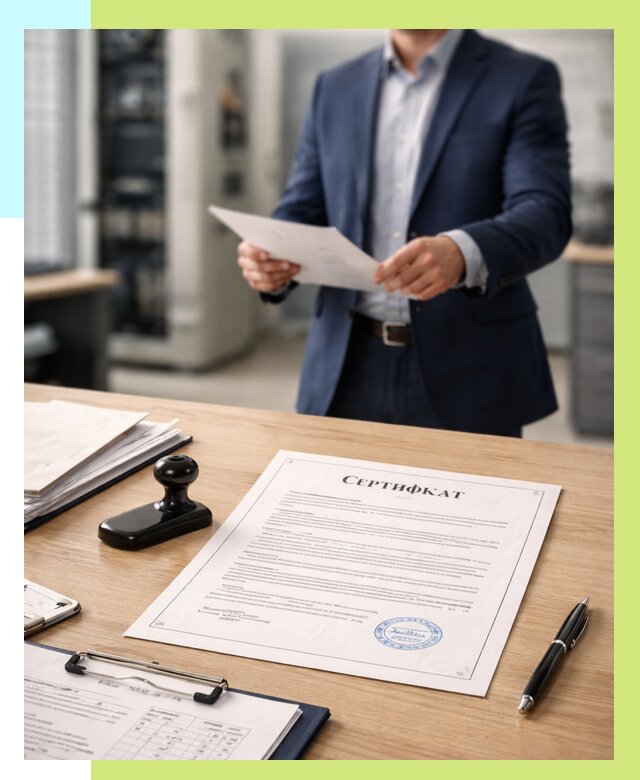 Сертификат на оборудование в Можге от 15192 р. | Алешин-Мжг