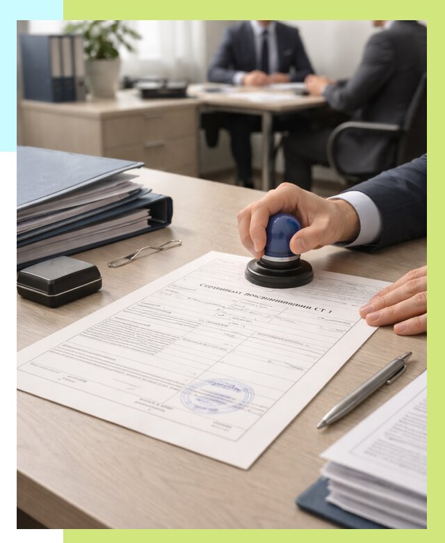 Сертификат происхождения СТ 1 в Можге от 4558 р. | Алешин-Мжг