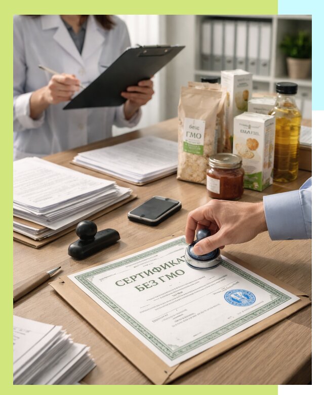 Получение сертификата Без ГМО для продукции в Можге