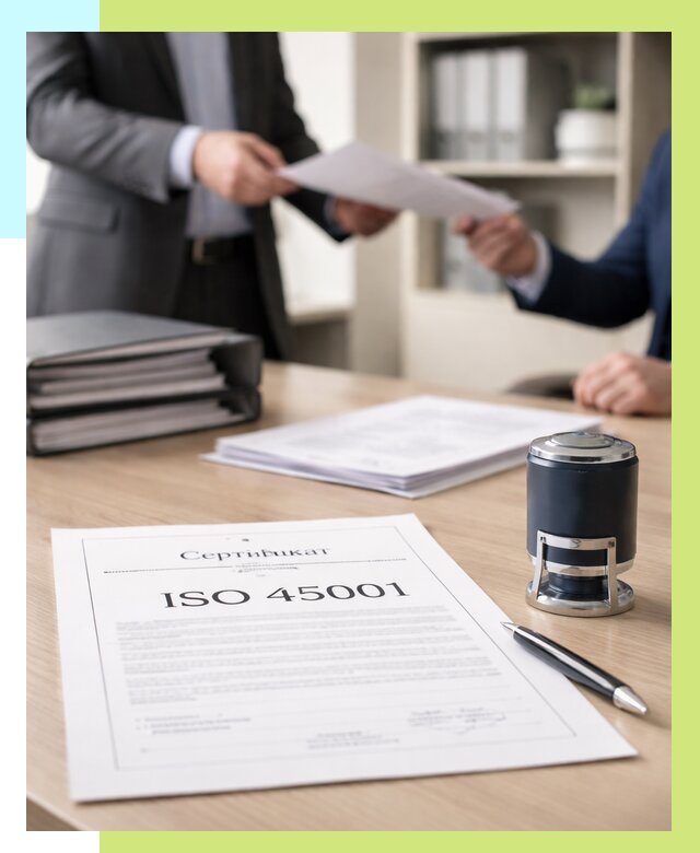 Сертификат ISO 45001 в Можге под ключ от 45576 р. | Алешин-Мжг