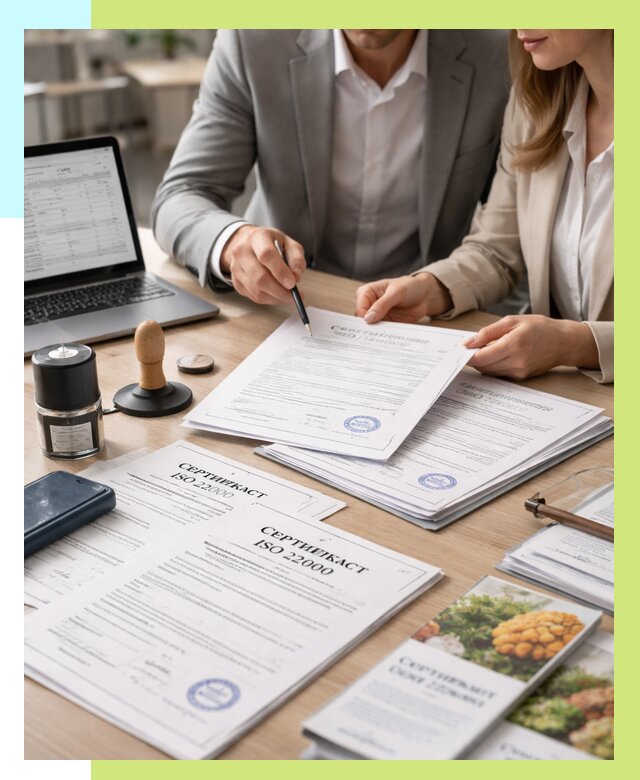 Сертификат ISO 22000 в Можге от 40512 р. под ключ | Алешин-Мжг