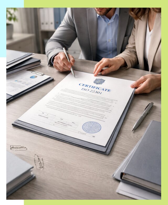 Сертификат ISO 22301 в Можге от 45576 р. | Алешин-Мжг срочно